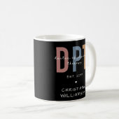Mug Nom personnalisé DPT Doctor of Physical Therapy (Devant droit)