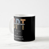 Mug Nom personnalisé DPT Doctor of Physical Therapy Ch (Devant gauche)