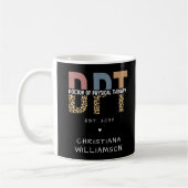 Mug Nom personnalisé DPT Doctor of Physical Therapy Ch (Gauche)