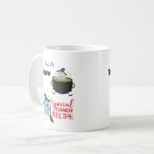Mug Nom personnalisé drôle d'amis fantômes boire cadea (Devant gauche)
