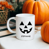 Mug NOM PERSONNALISÉ DU CITROUILLE Jack-o'-lantern