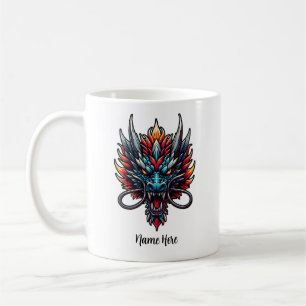 Mug Nom personnalisé du dragon chinois