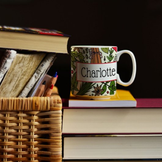 Mug Nom personnalisé du motif Spices