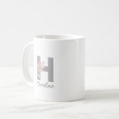 Mug Nom personnalisé élégant et chic (Devant gauche)