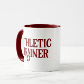 Mug Nom personnalisé Entraîneur sportif (Devant gauche)