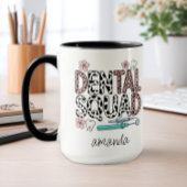 Mug Nom personnalisé Escadrille dentaire