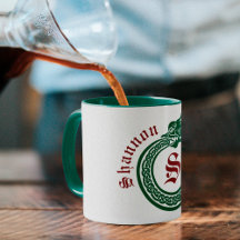 Nom personnalisé et monogramme Style celtique Ouro