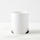 Mug Nom personnalisé et texte fou chat dame (Centre)