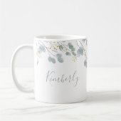 Mug Nom personnalisé Eucalyptus (Gauche)