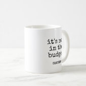 Mug Nom personnalisé Funny Budget Devis Producteur Pap (Devant droit)