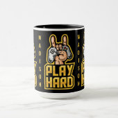 Mug Nom personnalisé Gamer (Centre)