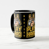 Mug Nom personnalisé Gamer (Devant gauche)