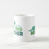 Mug Nom personnalisé grand frère faire-part dino (Centre)