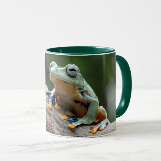 Mug Nom personnalisé Grenouilles (Devant droit)