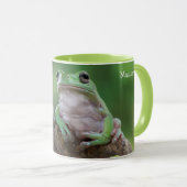 Mug Nom personnalisé Grenouilles (Devant droit)