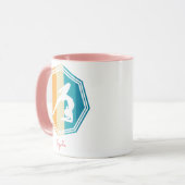 Mug nom personnalisé gymnastique (Devant gauche)