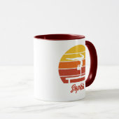 Mug Nom personnalisé Gymnastique / Gymnaste (Devant droit)