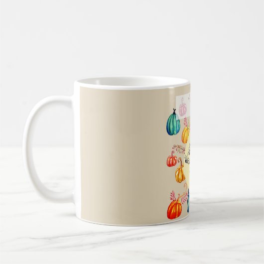 Mug Nom personnalisé Hérisson (Gauche)