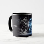 Mug Nom personnalisé Hockey sur glace (Devant gauche)