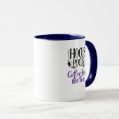 Mug Nom personnalisé 'Hocus Pocus Café m'aide à me Con (Devant droit)