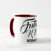 Mug Nom personnalisé Infirmière personnalisée Dr Médic (Devant gauche)