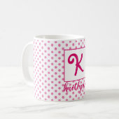 Mug Nom personnalisé/ initial (Devant gauche)