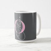 Mug Nom personnalisé initiales Fille (Devant droit)