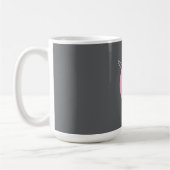 Mug Nom personnalisé initiales Fille (Gauche)