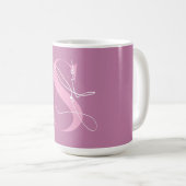 Mug Nom personnalisé initiales Fille (Devant droit)