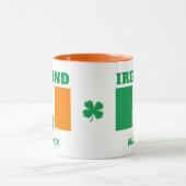 Mug Nom personnalisé Irlande (Centre)