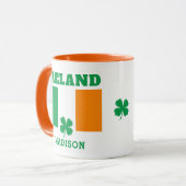 Mug Nom personnalisé Irlande (Devant gauche)