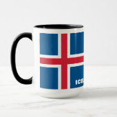 Mug Nom personnalisé Islande (Gauche)