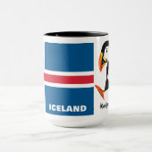 Mug Nom personnalisé Islande (Centre)