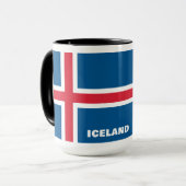 Mug Nom personnalisé Islande (Devant gauche)