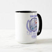 Mug Nom personnalisé IV Ligue Infusion Nurse (Devant droit)