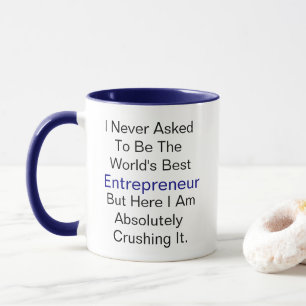 Mug Nom personnalisé jamais demandé être meilleur Entr