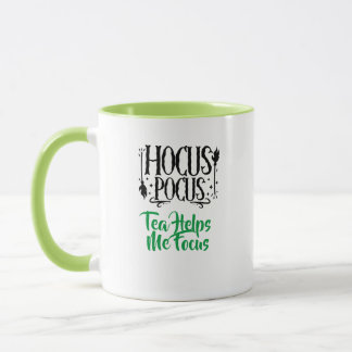 Mug Nom personnalisé 'Le thé Hocus Pocus m'aide à me c