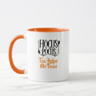 Mug Nom personnalisé 'Le thé Hocus Pocus m'aide à me c