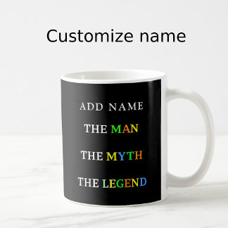 Mug Nom personnalisé L'Homme La Légende