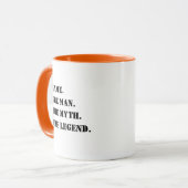 Mug Nom Personnalisé L'Homme Le Mythe La Légende (Devant gauche)