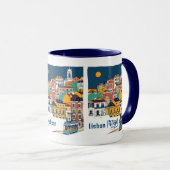 Mug Nom personnalisé Lisbonne Portugal (Devant droit)