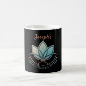 Mug Nom personnalisé Lotus Graphic - [NOM] Brille (Centre)
