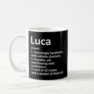 Mug Nom personnalisé Luca Definition