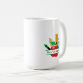 Mug Nom personnalisé - Meilleur Enseignant au monde (Devant droit)