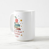 Mug Nom personnalisé - Meilleur Enseignant au monde (Devant gauche)