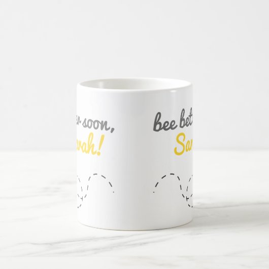 Mug *Nom personnalisé*, mieux vaut bientôt! Cute Get w (Centre)