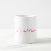 Mug Nom personnalisé mignon (Centre)