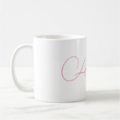 Mug Nom personnalisé mignon (Gauche)