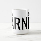 Mug Nom personnalisé moderne gras (Centre)
