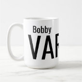 Mug Nom personnalisé moderne gras (Gauche)